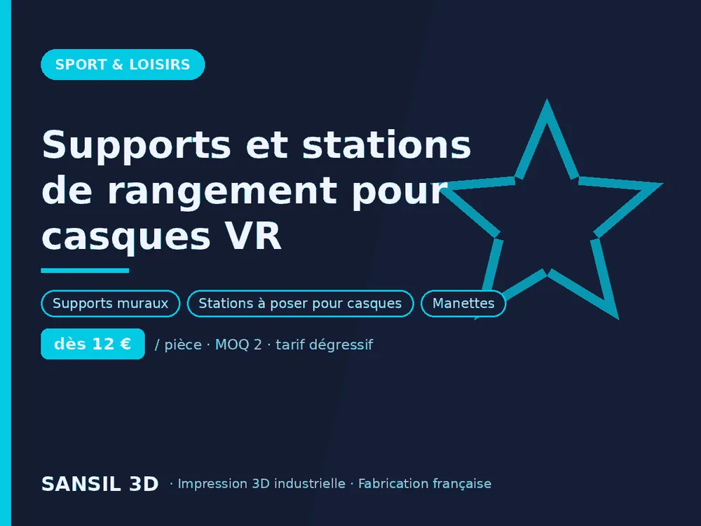 Supports et stations de rangement pour casques VR