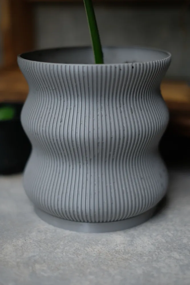 Ribbed pot with drainage — dad_monk — 3