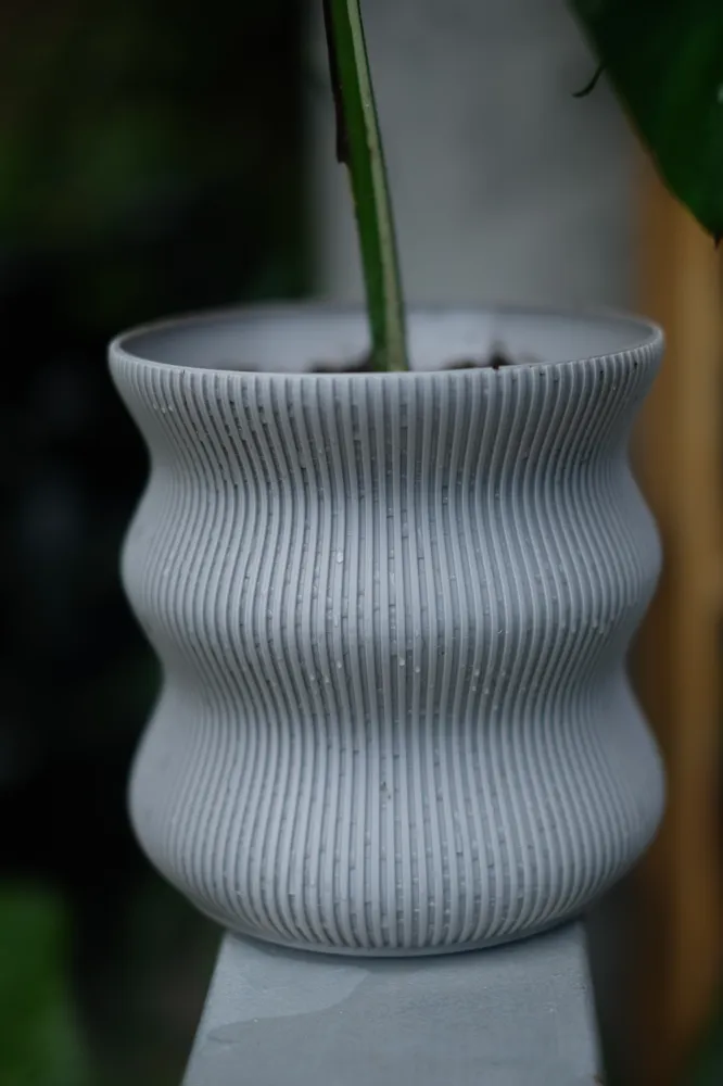 Ribbed pot with drainage — dad_monk — 4